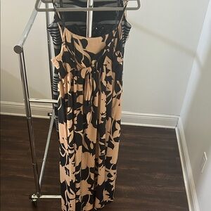 a new day Black and Tan Floral Dress
